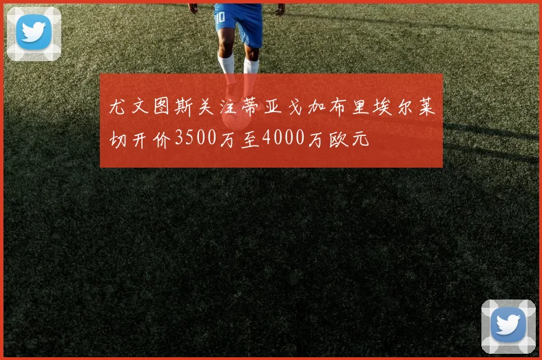 尤文图斯关注蒂亚戈加布里埃尔莱切开价3500万至4000万欧元